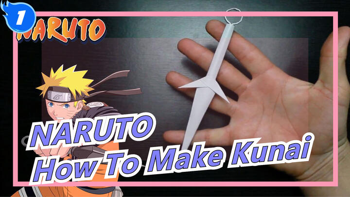 [NARUTO] YouTube Master Teach You How To Make Kunai By A Piece Of Paper_1