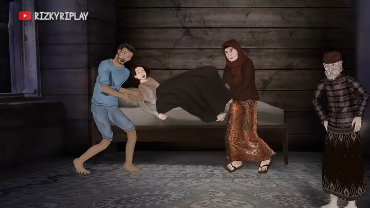 Asal Usul Pocong Wedon #HORROMISTERI | Kartun Hantu , Animasi Horror