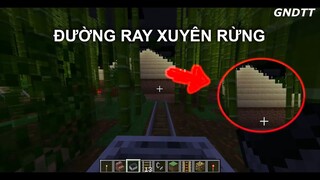 Tôi tự làm ĐƯỜNG RAY TÀU HỎA MINECRAFT ĐỈNH NHẤT VIỆT NAM ( trong tim tôi )