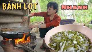 Cách làm bánh lọt nhanh gọn lẹ đem ra chợ bán - Mợ Bảy Miền Tây