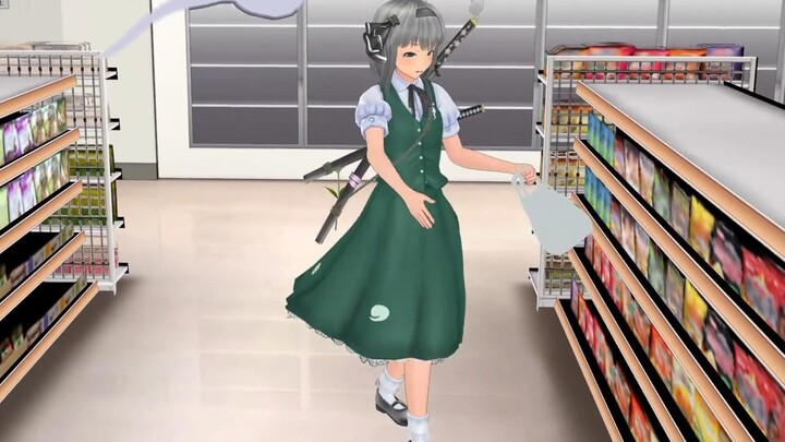 [MMD Oriental] Supermarket Scarlet Devil Mansion mengalami pembelian nol dolar dari berbagai kekuata