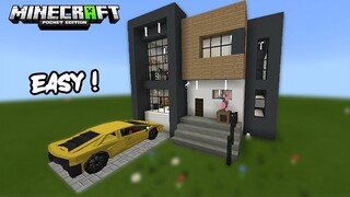 Minecraft : Small Modern House #1 EASY (Tutorial)