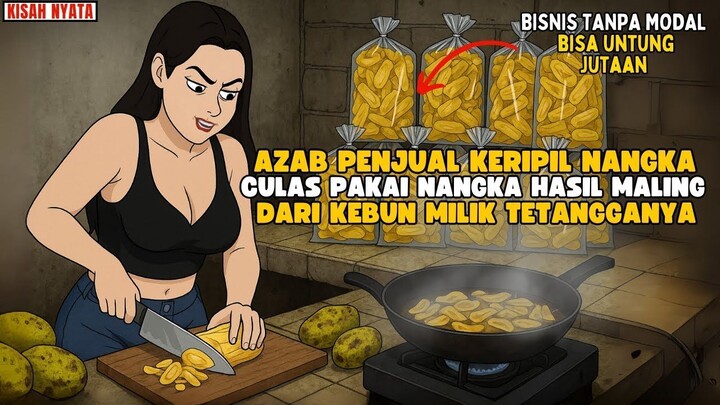AZAB PENJUAL KERIPIK NANGKA CULAS PAKAI NANGKA HASIL MALING DARI KEBUN MILIK