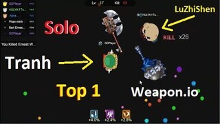 Weapon.io - #5 : Màn Solo Tranh Top 1 "Gay Cấn" Giữa 2 Tướng ZhangFei và LuZhiShen Trong Weapon.io