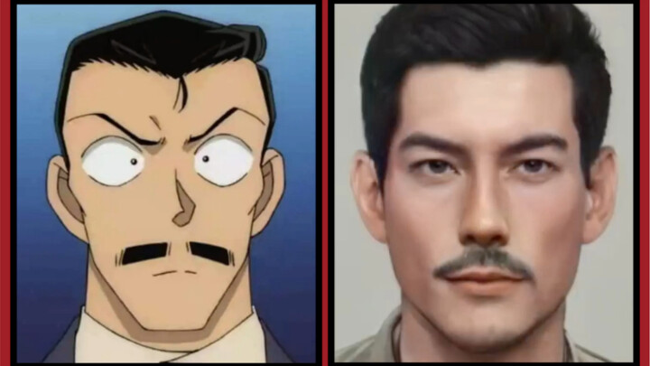 "Detective Conan" AI comparison with real people, who do you think looks like in your imagination?