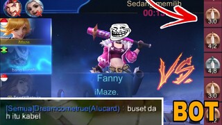 FIRST PICK FANNY SOLO RANKED, 1 TEAM BENGONG LIAT KABEL TERBANG DI DEPAN MATA KWKW!!