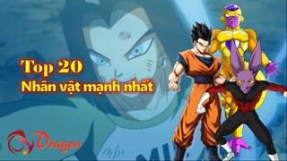 Top 20 nhân vật mạnh nhất trong Dragon Ball (Phần 1)