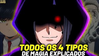 TODOS OS TIPOS DE MAGIAS EM MASHLE EXPLICADOS - SISTEMA DE PODER