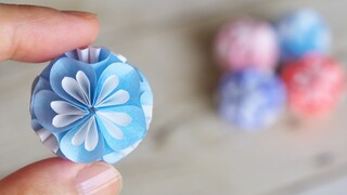 [Hướng dẫn] Làm hoa cẩm tú cầu với 20 mảnh giấy