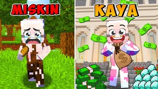 MOMON DARI MISKIN dan DIREMEHKAN MENJADI KAYA RAYA ft@BANGJBLOX | MINECRAFT​