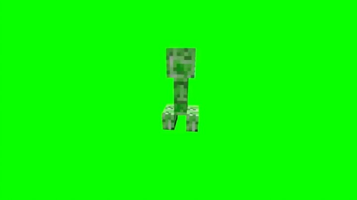 A creeper exploding