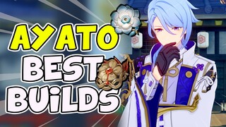 AYATO COMPLETE GUIDE 🌊 Best Ayato Builds - Weapons, Artifacts, & Showcase - Genshin Impact