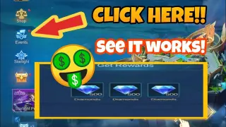 NEW TRICK TO GET FREE DIAMONDS IN MOBILE LEGENDS 100% WORKING 2022|| DIAMONDS INJECTOR