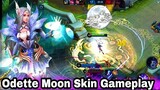 Odette Moon Goddess Collector skin Gameplay✨🌙 | MLBB