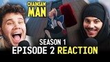 Chainsaw Man Episode 2 REACTION | ARRIVAL IN TOKYO