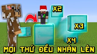 Minecraft Thử Thách Mỗi Lần Đặt Block Sẽ Nhân Đôi | Channy Buron