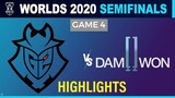 G2 vs DWG Highlight Ván 4 Bán Kết Chung Kết Thế Giới 2020 | G2 Esports vs DAMWON