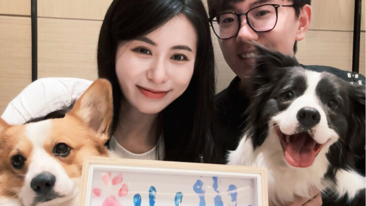 Buat lukisan cap tangan bareng si doggy, semoga kalian bisa terus menemani kami lebih lama lagi!