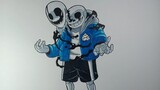 Undertale Last Breath How To Draw SANS Vẽ Hơi Thở Cuối Cùng