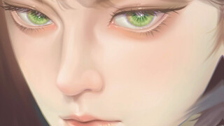 iPad. procreat 眼睛绘画过程