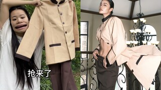I heard you guys want to see me wearing Wang Ma’s nanny uniform?