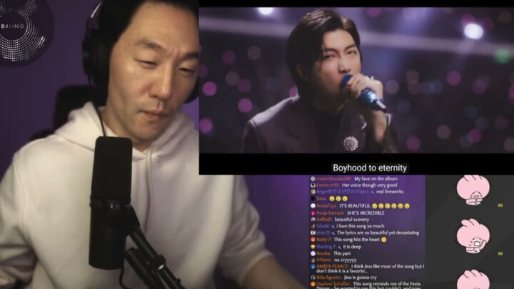 【Vietsub】Phản ứng của DJ Jino trước MV ca khúc mới “wild flower” của Kim Nam-joon RM