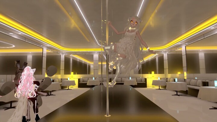 EggRoll's Full-Body Tracking Pole Dance Routine - Glass Candy