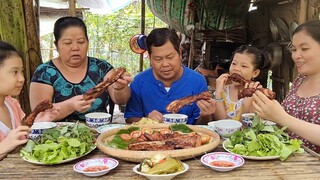 Sườn Non Nướng Sa Tế Chấm Nước Mắm Thần Thánh Siêu Cay| TKQ & Family T784