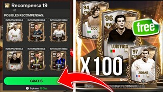 QUE PASA SI ABRES MAS DE 100 SOBRES GRATIS DE CENTURIONES 🎁😱 FC MOBILE