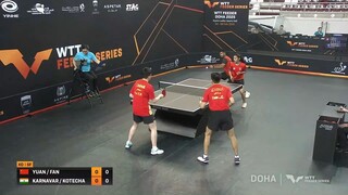 YUANLICEN/FANSHUHAN-TANEESHA KOTECHA/ARNAV KARNAVAR-WTT Feeder Doha 2025-MAIN DR