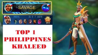 TOP PH Supreme | The Undying Khaleed GAMEPLAY | MLBB