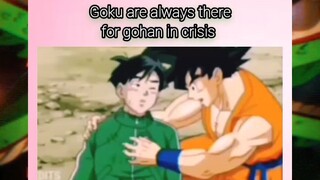 Goku always there for gohan