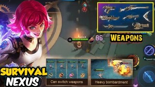 SURVIVAL NEXUS : NEW SURVIVAL MODE | BEATRIX WEAPONS REVEAL | MOBILE LEGENDS