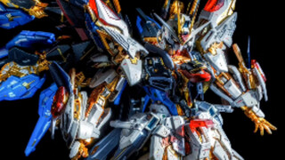 Lukisan Fantasi Strike Freedom Gunpla (oleh DON-GURI)