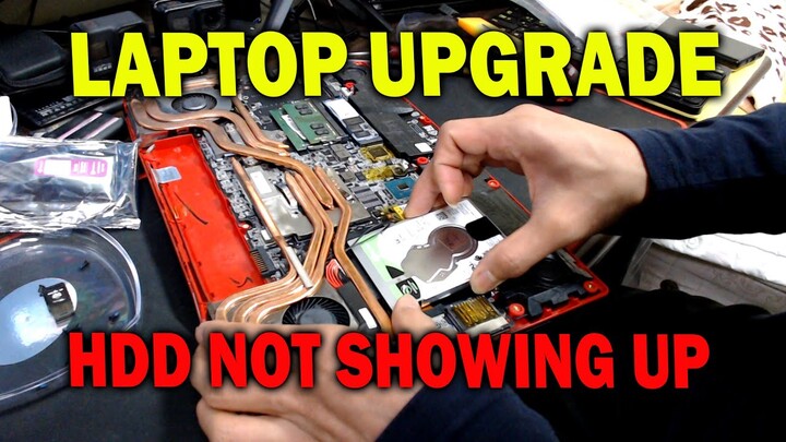 HOW TO UPGRADE LAPTOP  STEP BY STEP | HDD NOT SHOWING UP  MSI GP63 Leopard 8RE