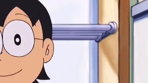 Nobita's magic show, he escaped from death after being trapped in a box