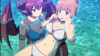 Grea teaches Anne how to swim - Mysteria Friends