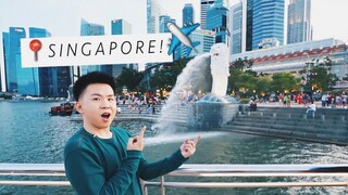 MY VERY FIRST OUT OF THE COUNTRY TRIP!!! 🇸🇬 Part 1 FIRST TIME SA AIRPORT + HOTEL ROOM TOUR!