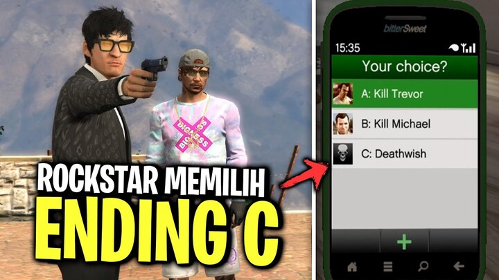 Bukti Pilihan C (Deathwish) Adalah Ending Yang Ditakdirkan Rockstar | Alur Cerita GTA 5 Indonesia