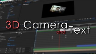 Tutorial: 3d camera + text