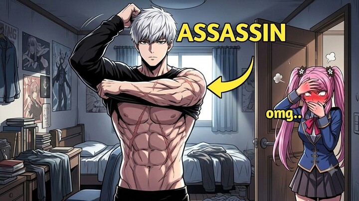 Saat Pembunuh Terkuat di Dunia Masuk Akademi Sihir | rekap manhwa