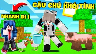 Mặp Doram THỬ THÁCH 24H LÀM VIỆC CHO CẬU CHỦ KHÓ TÍNH TRONG MINECRAFT