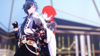 [ Genshin Impact MMD ] Master Lu is enlightened! Owl Yu's Valentine's Day Special ♥[Dangerous Party]♥