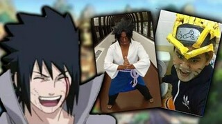 OS PIORES COSPLAYS DE NARUTO // Tio Sasuke