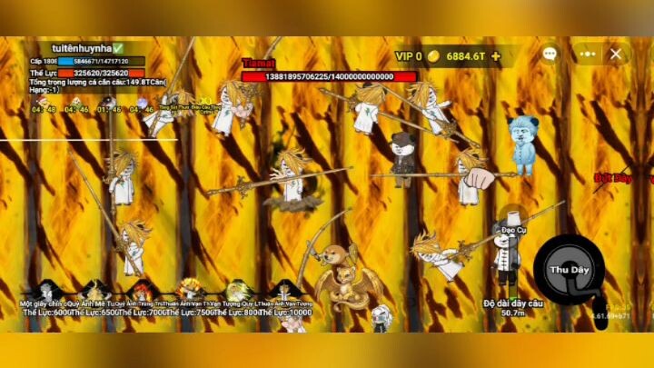 Tia chớp vàng VS tiamat#BuildaGame#钓魂#45032931