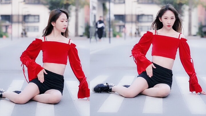 [Chen Li] Cover dance of "Xuanmei-Siren" Street photo is sexy. Big face hit