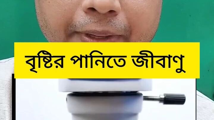 বৃষ্টির পানিতে জীবাণু