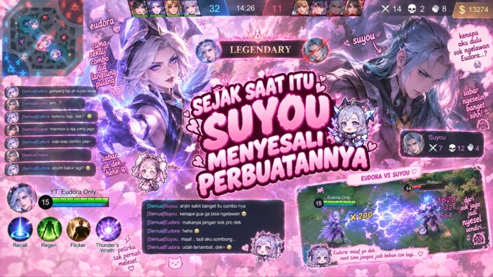 Sejak saat itu suyou menyesali perbuatannya 😭😂