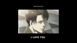 Levi confesses his feelings towards you (𝐚 𝐩𝐥𝐚𝐲𝐥𝐢𝐬𝐭)
