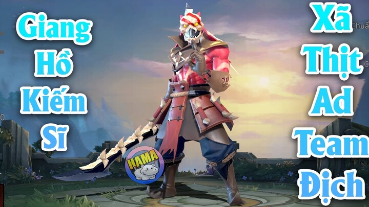 Auto chess Moba - Giang Hồ Cầm Kiếm Lao Vào Trụ Xả Thịt AD Team Địch